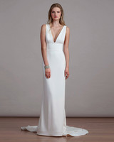 Simple Wedding Dresses That Are Just Plain Chic Martha Liancarlo V Neck Wedding Dress