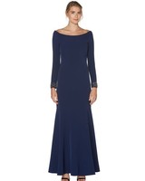 long navy mother of the groom dresses
