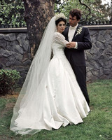 The Most Iconic Movie Wedding Dresses Of All Time Martha Movie Wedding Dresses The Father Talia Shire 0516