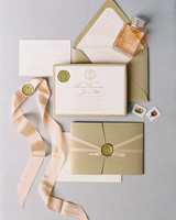 Gorgeous Wedding Invitations With Wax Seals Martha Stewart Weddings