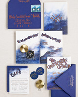 34 Unexpected Winter Wedding Invitations Martha Weddings Wedding Stationery Suite