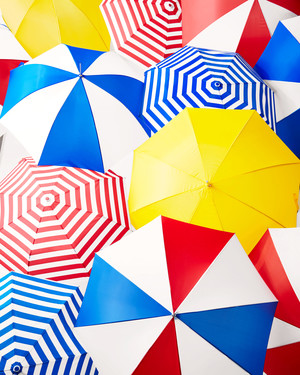 how to use the primary colors in your wedding day décor martha
