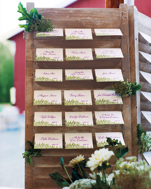 Insanely Creative Seating Cards and Displays | Martha Stewart Weddings