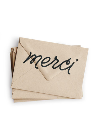 wedding shower thank you card