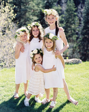 The Best Dressed Flower S From Real Weddings Martha Our Favorite Sleeveless Flower Dresses
