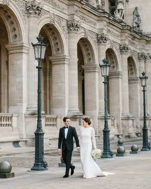 An Intimate Destination Wedding In Paris Martha Weddings An Intimate Destination Wedding In Paris