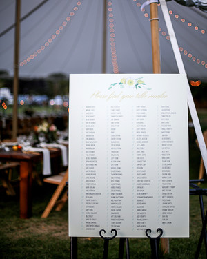 table seating weddings