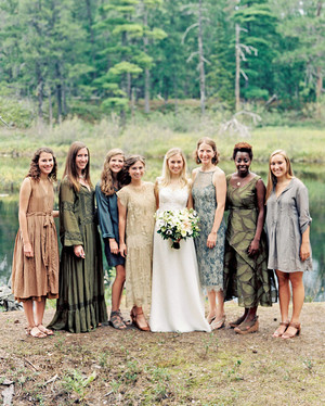 forest formal wedding