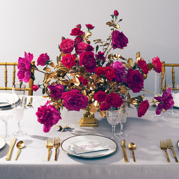 Wedding Colors Martha Weddings Your New Favorite Wedding Color Palette Gold Magenta