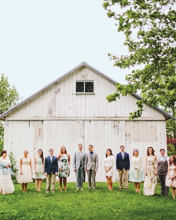 A Rustic Fall Barn Wedding  in Maine Martha Stewart Weddings 