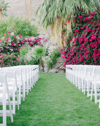lisa louis wedding ceremony empty chairs