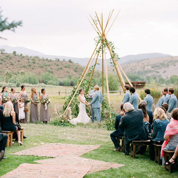 Bohemian Weddings Martha Margaux Patrick Wedding Ceremony