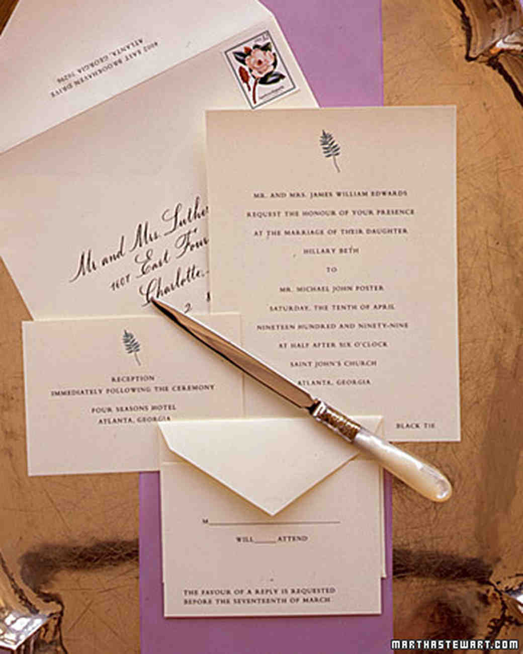 Top 5 Wedding Invitation Etiquette Q&A’s