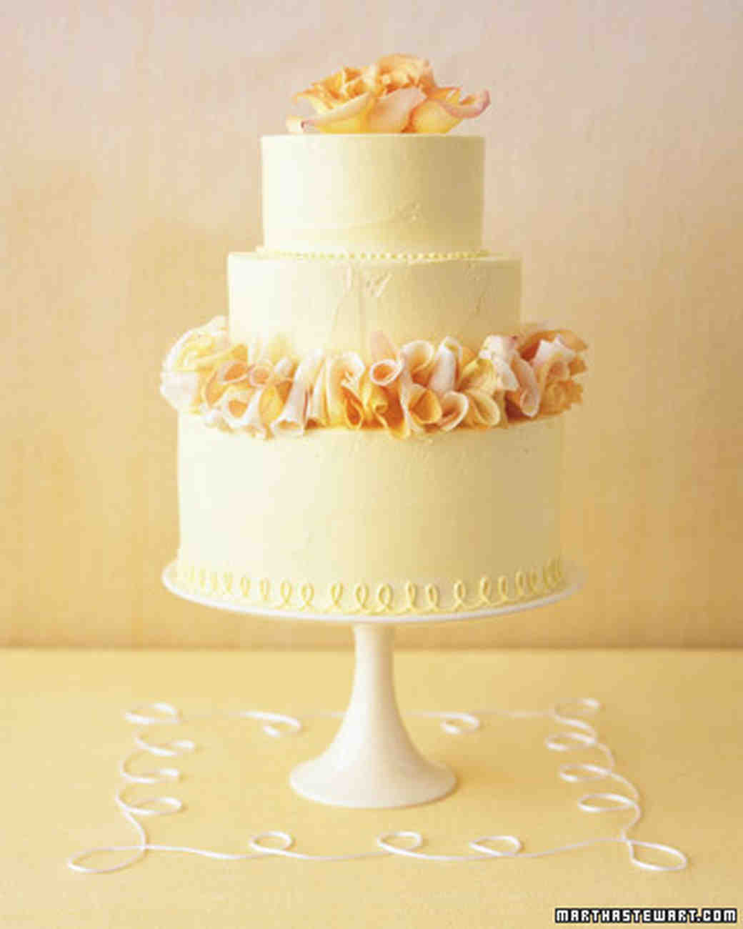 Traditional Wedding  Cakes  Martha Stewart Weddings 