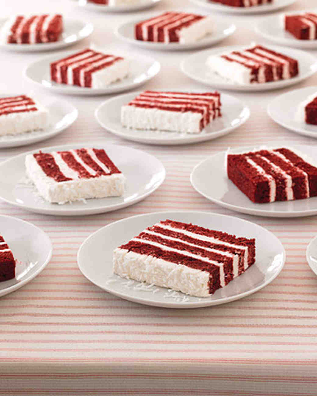 15 Red Velvet Wedding Cakes Confections Martha Weddings Coconut Red Velvet Cake