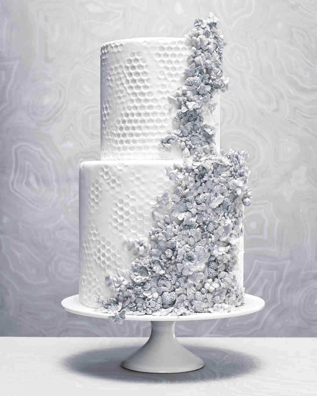 8 Platinum Wedding Cakes Ideas Martha Stewart Weddings
