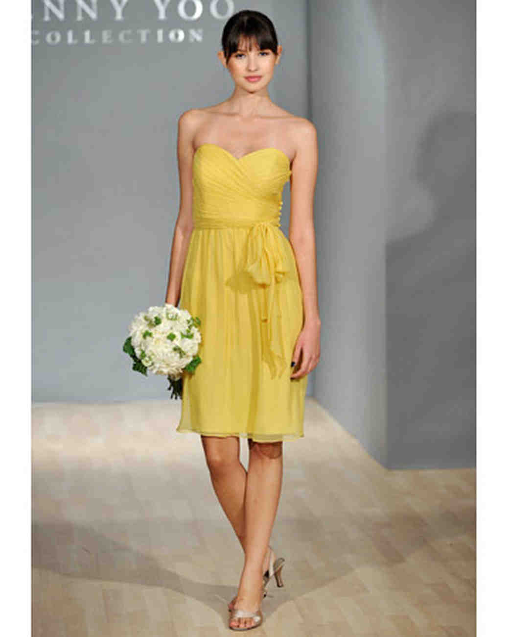 Yellow and Orange Bridesmaid Dresses | Martha Stewart Weddings