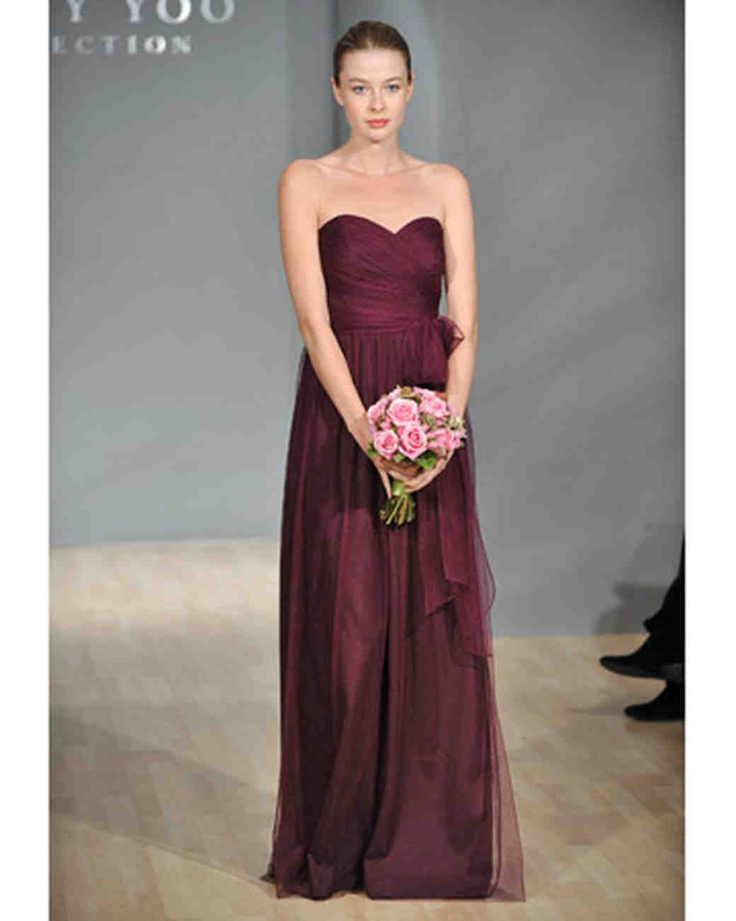 Pink and Red Bridesmaid Dresses Martha Stewart Weddings