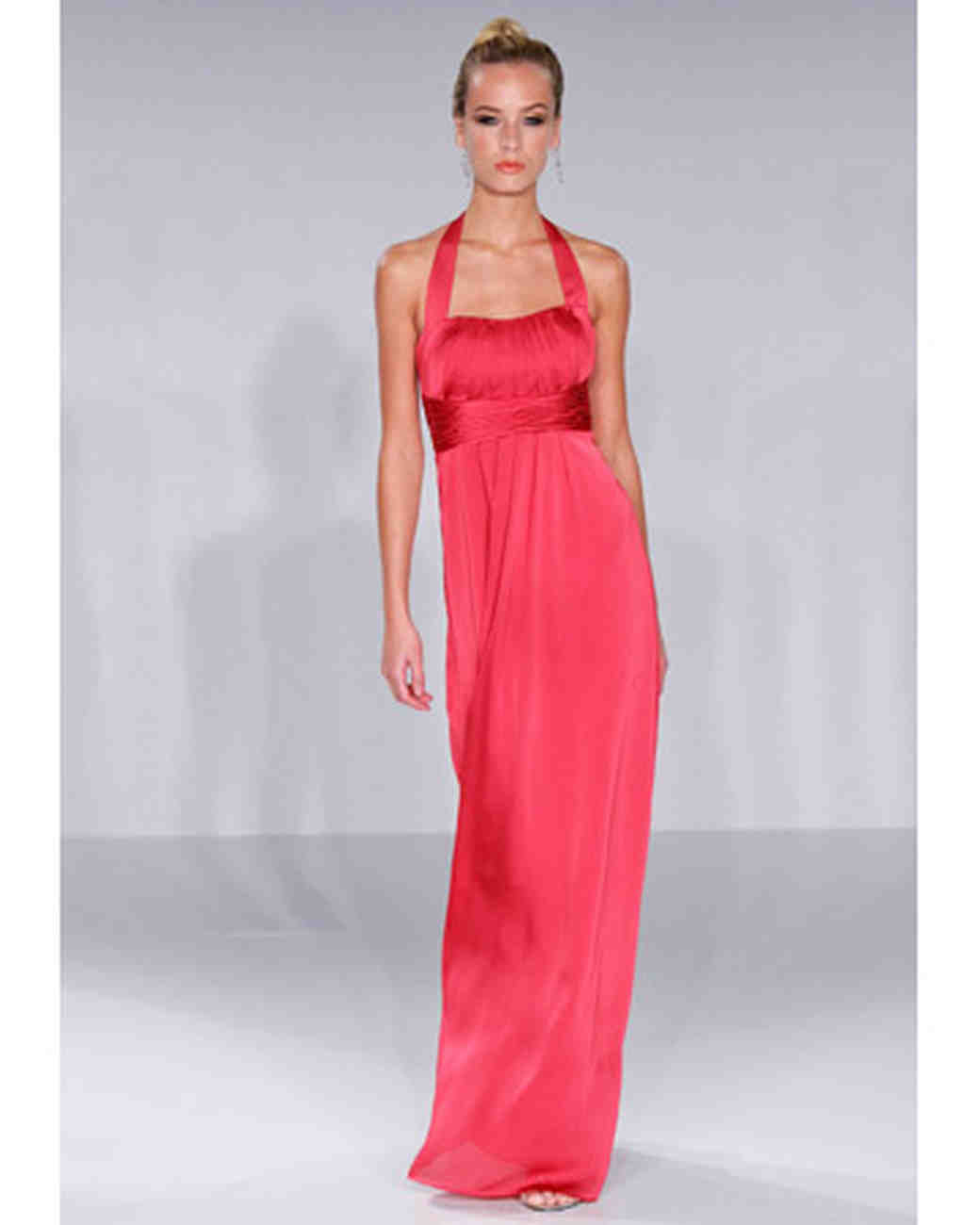 Pink and Red Bridesmaid Dresses | Martha Stewart Weddings