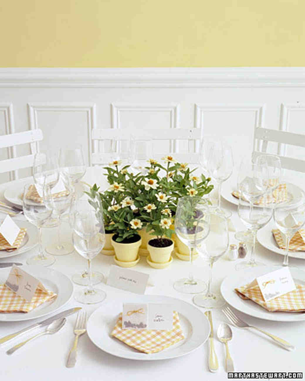 Wedding Centerpieces That Double As Favors Martha Stewart Weddings