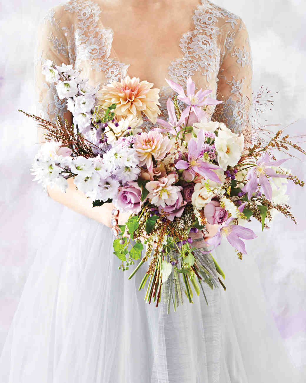Lilac Gray The Most Romantic Wedding Colors Ever Martha