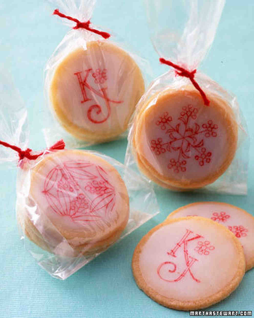 The Best Cookie Wedding Favors Martha Stewart Weddings