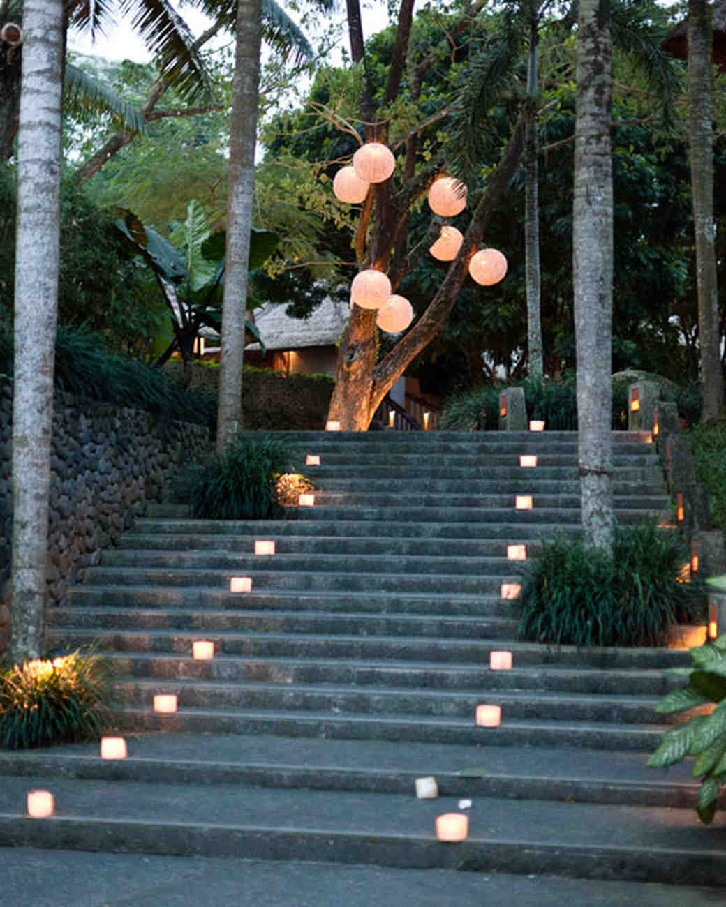 Outdoor Wedding Lighting Ideas From Real Celebrations Martha Stewart Weddings