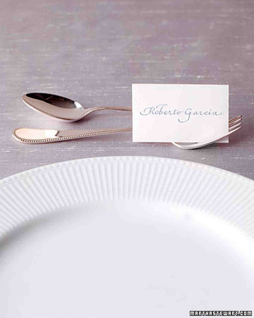 Unique Place Cards | Martha Stewart Weddings
