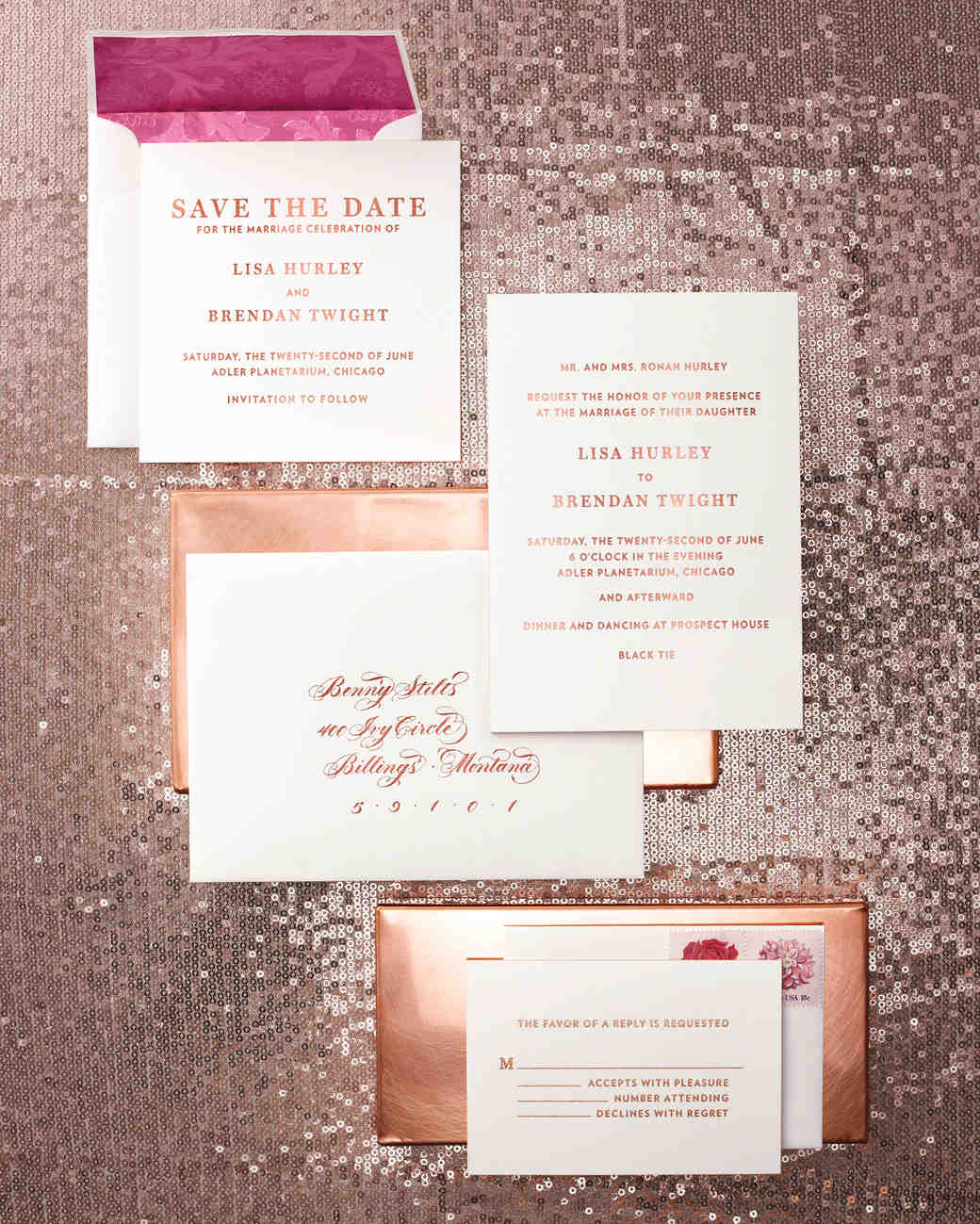 Metallic Wedding Ideas Martha Weddings