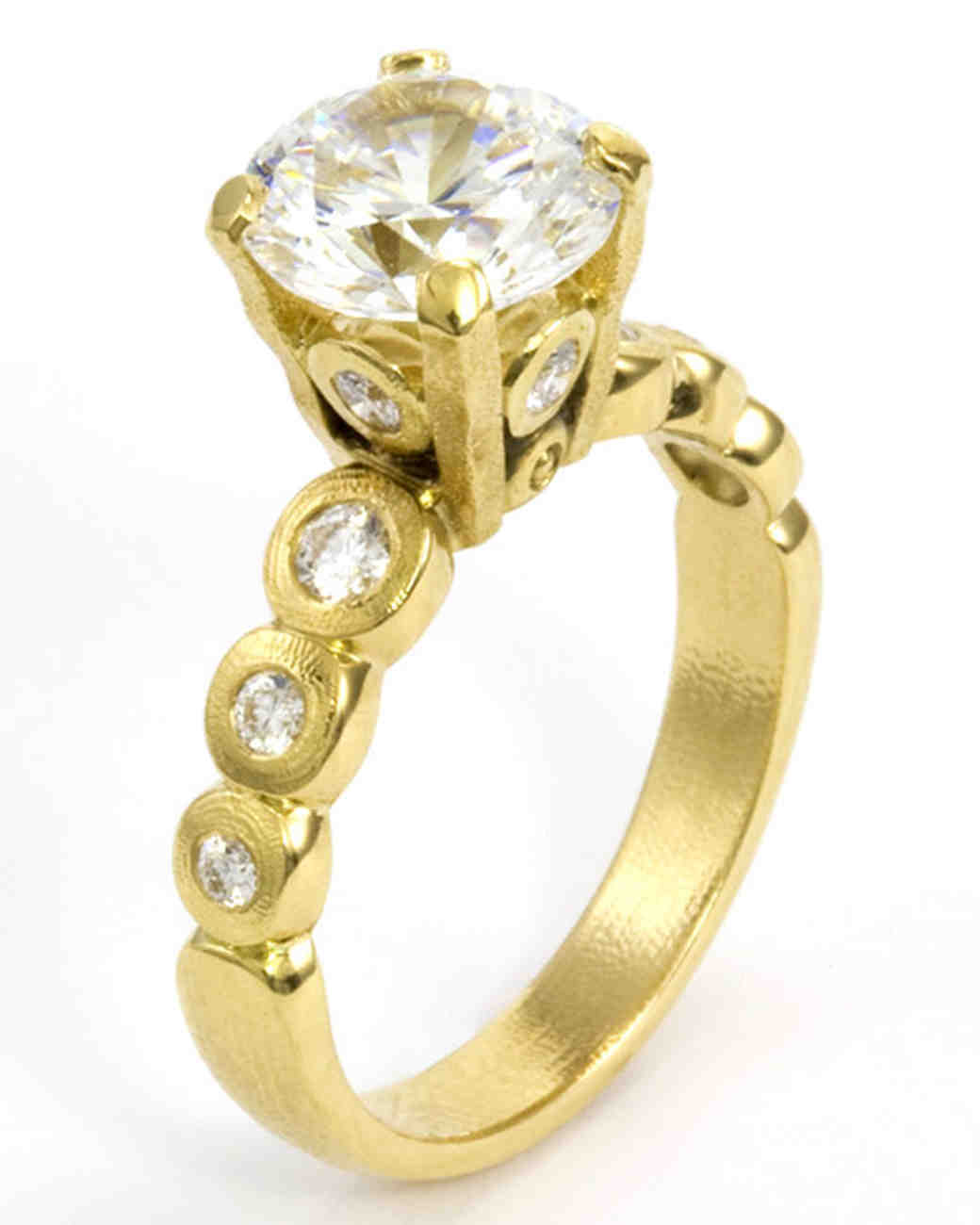 Gold Engagement Rings | Martha Stewart Weddings