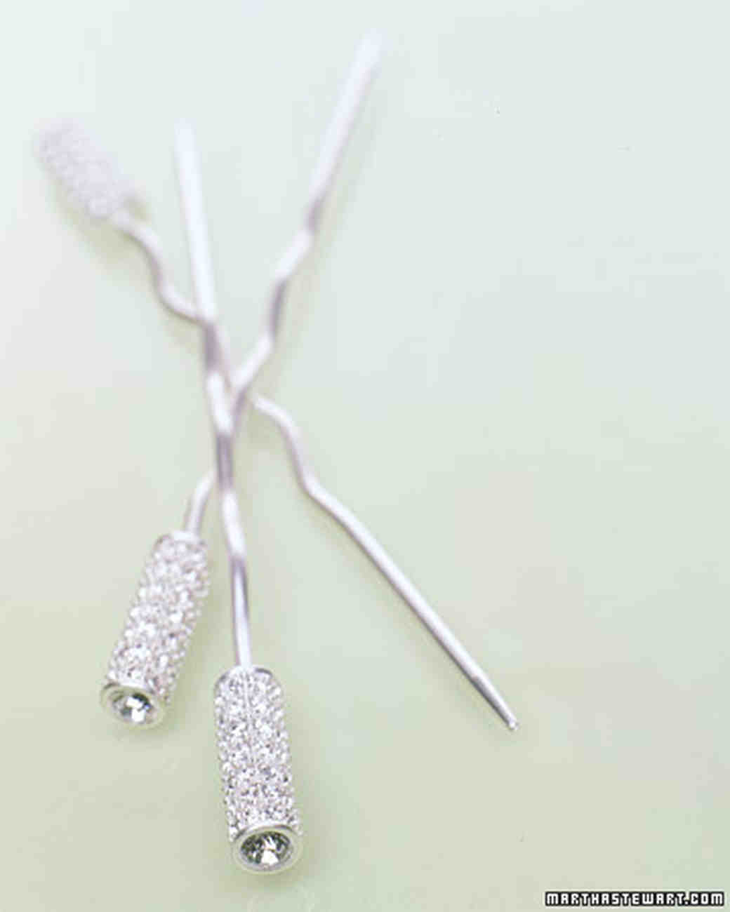 Sparkling Wedding Hair Accessories Martha Stewart Weddings