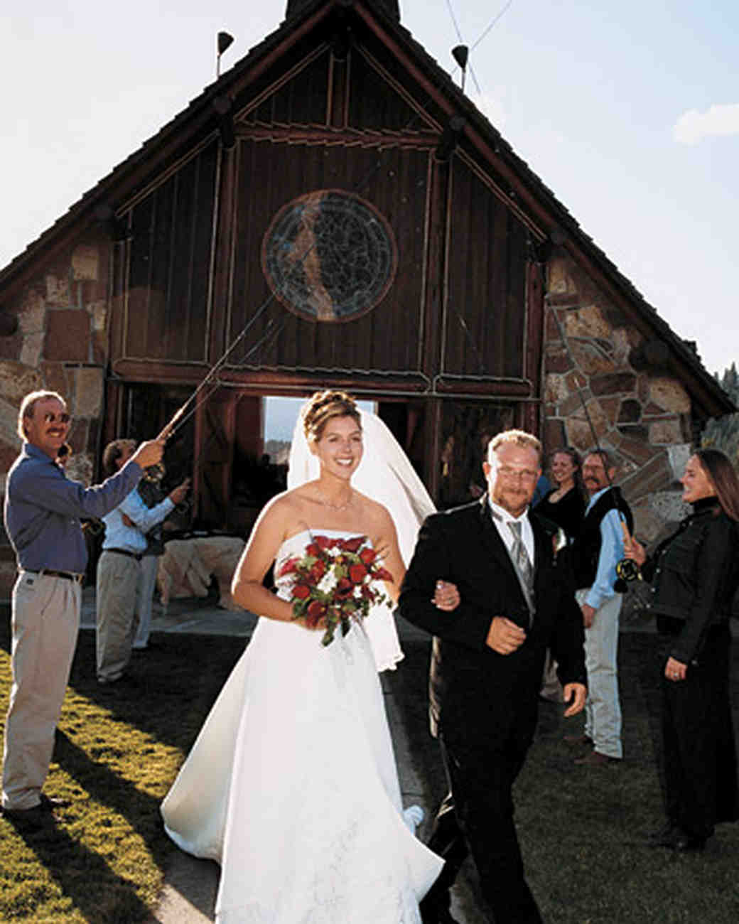 A Rustic Formal Wedding In Montana Martha Weddings Eva And Daniel