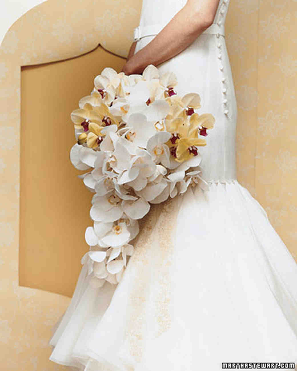 Orchid Bouquets Martha Stewart Weddings 7835