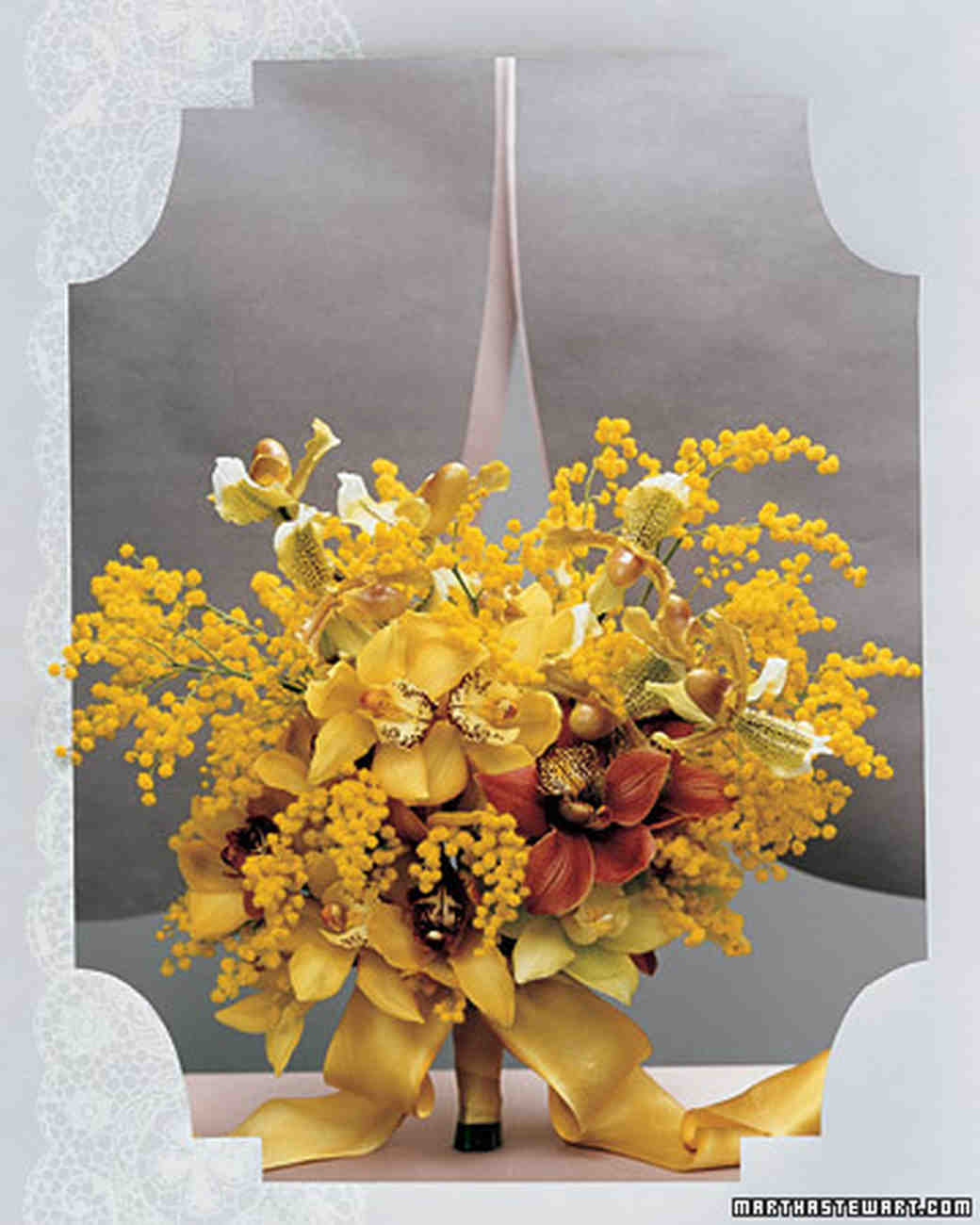 yellow wedding bouquets martha stewart weddings