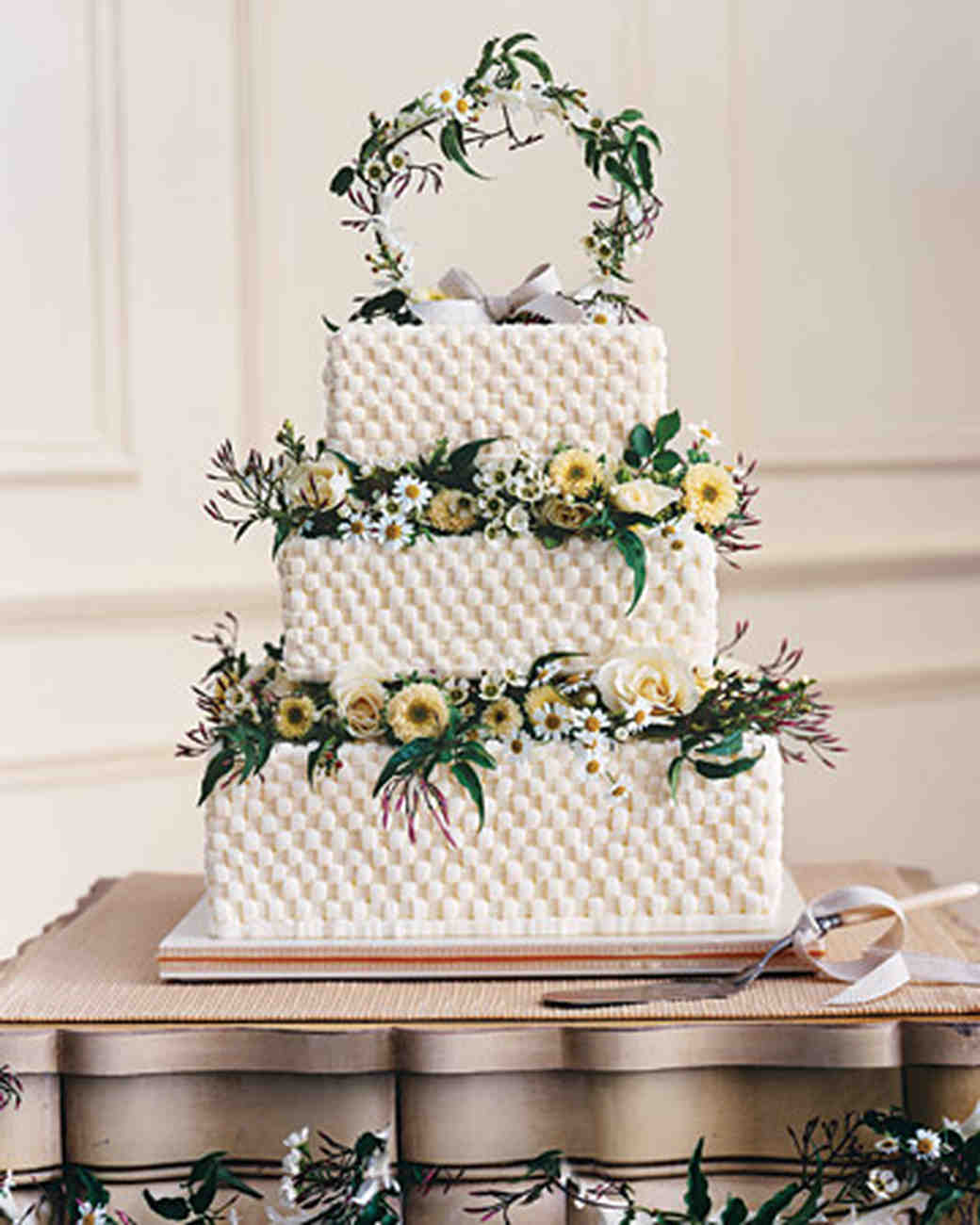 Green Wedding Cakes Martha Weddings