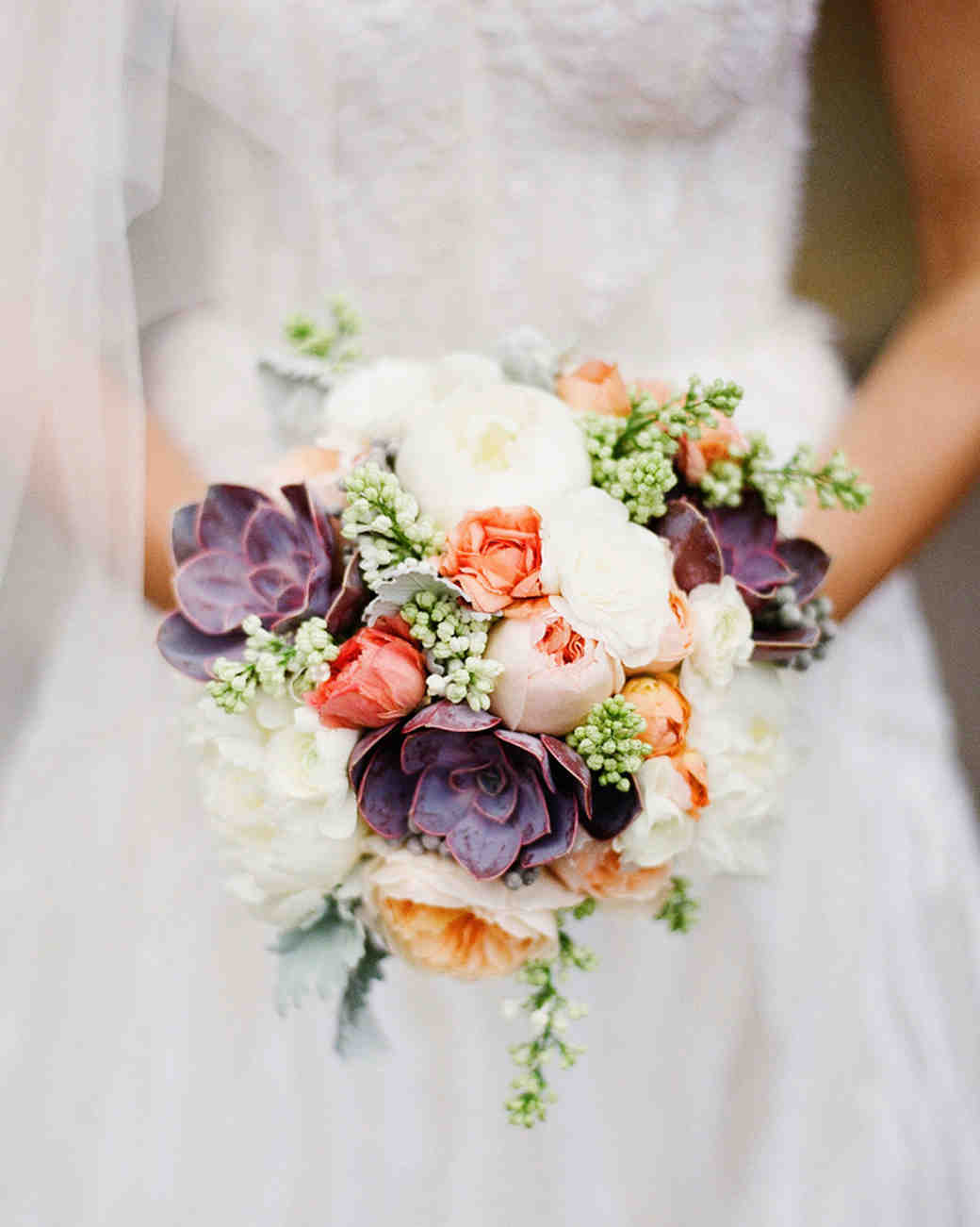 24 Succulent Wedding Bouquets Martha Stewart Weddings