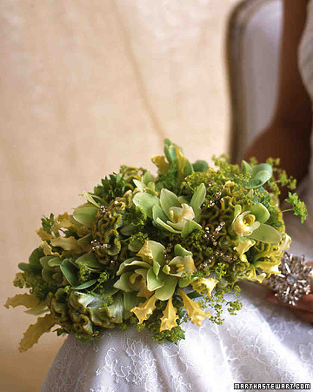 Orchid Bouquets Martha Stewart Weddings 2744