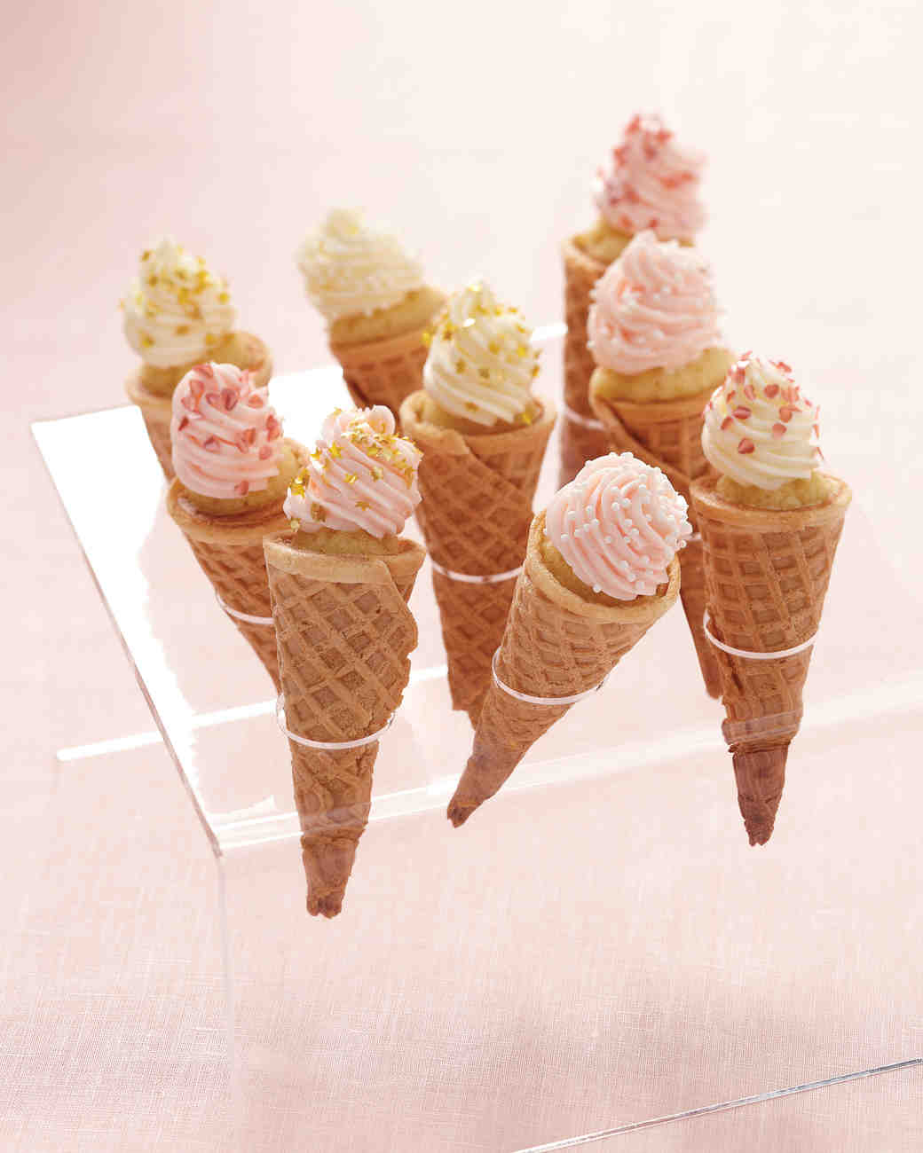 Cupcake Ice Cream Cones Recipe Martha Stewart Weddings