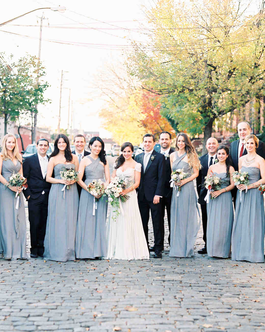 graphite bridesmaid dresses