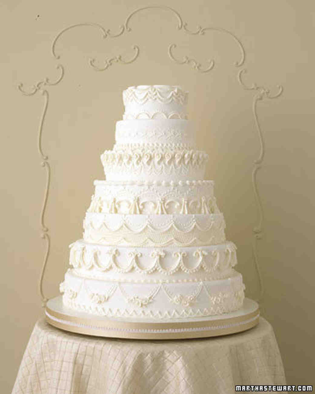 Traditional Wedding Cakes Martha Stewart Weddings