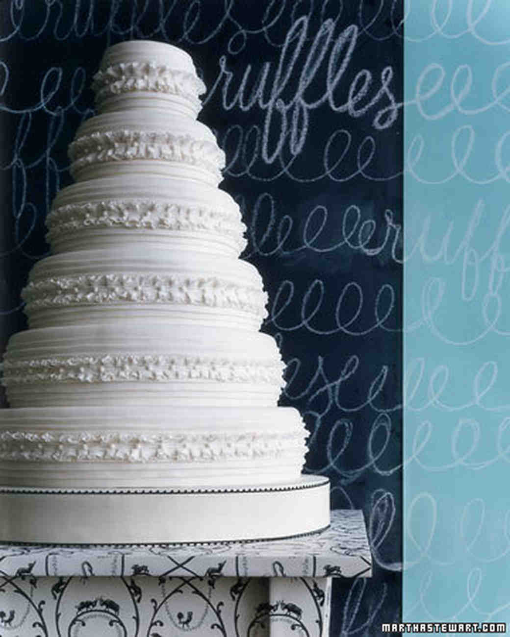 Meringue Wedding Cakes Martha Stewart Weddings 4014