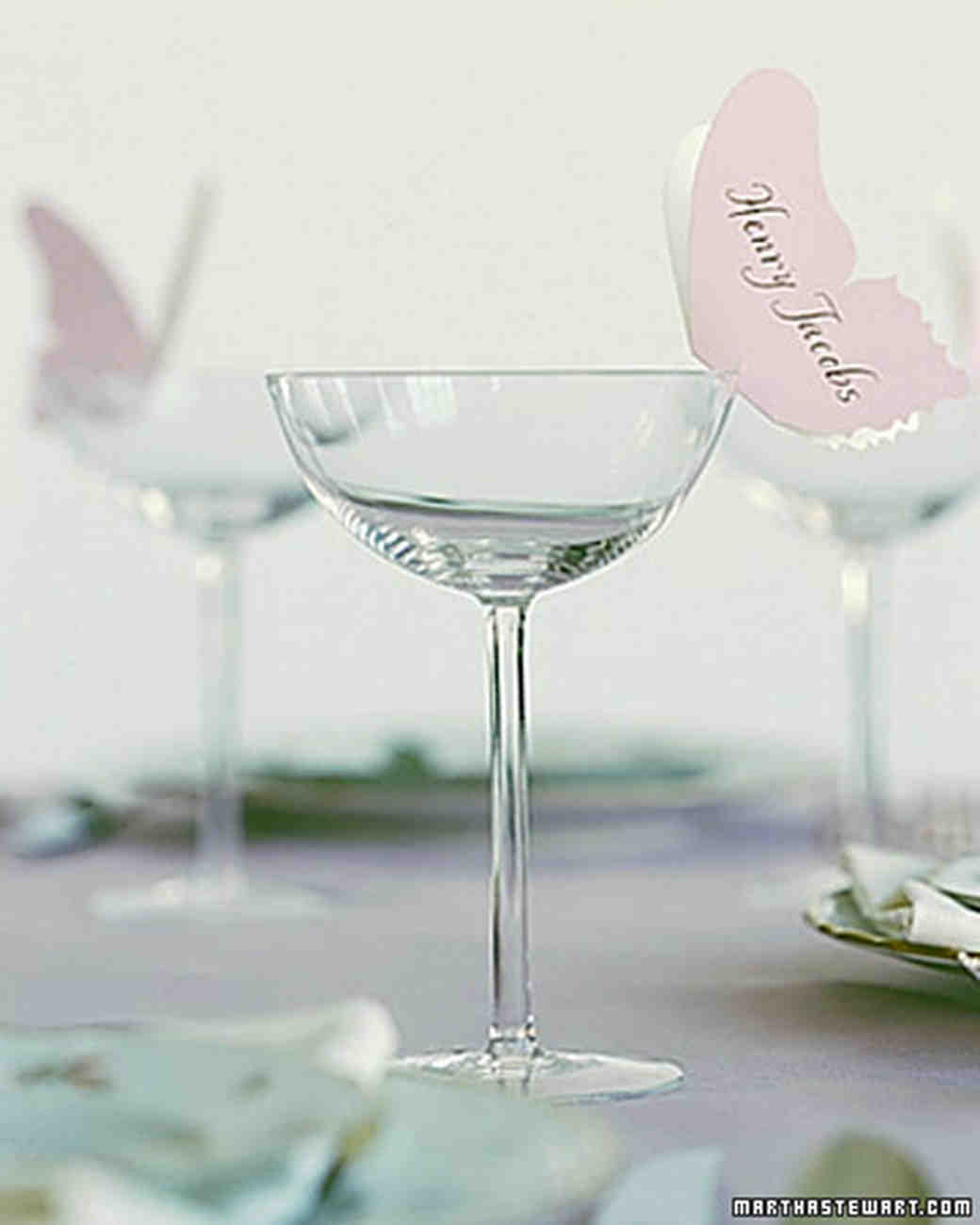 something in the air butterfly place cards