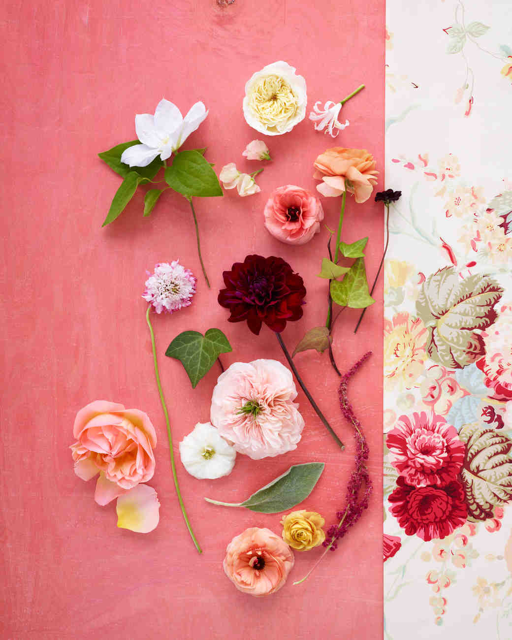 Fl Fabric Inspired Wedding Ideas Martha Weddings Chintz Inspired Flower Glossary