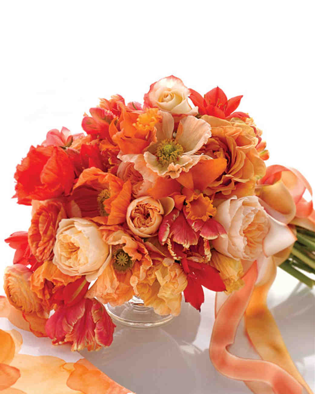 Orange Wedding Bouquets Martha Weddings