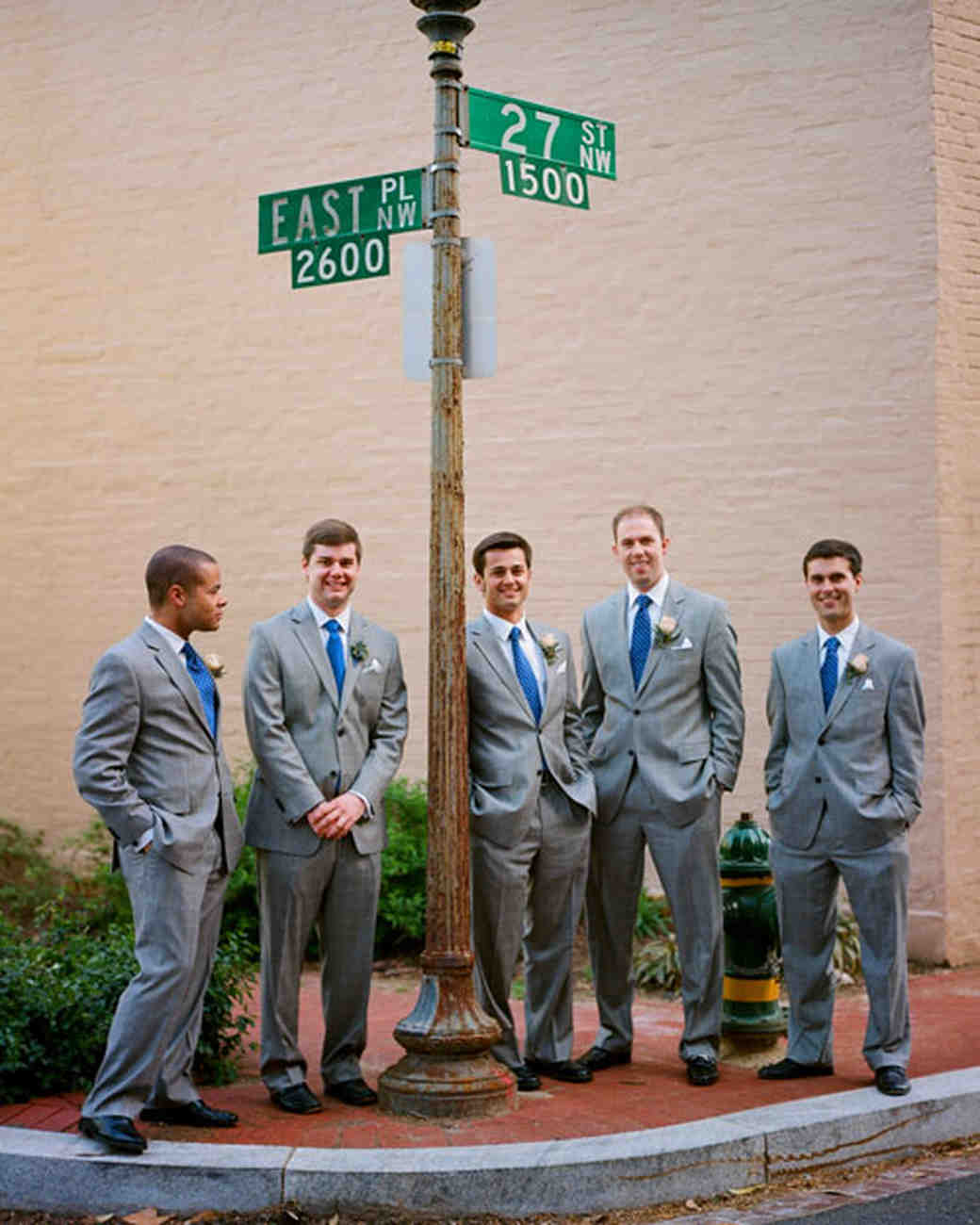 A Collegiate-Inspired Royal-Blue-and-White Wedding in Washington, D.C ...