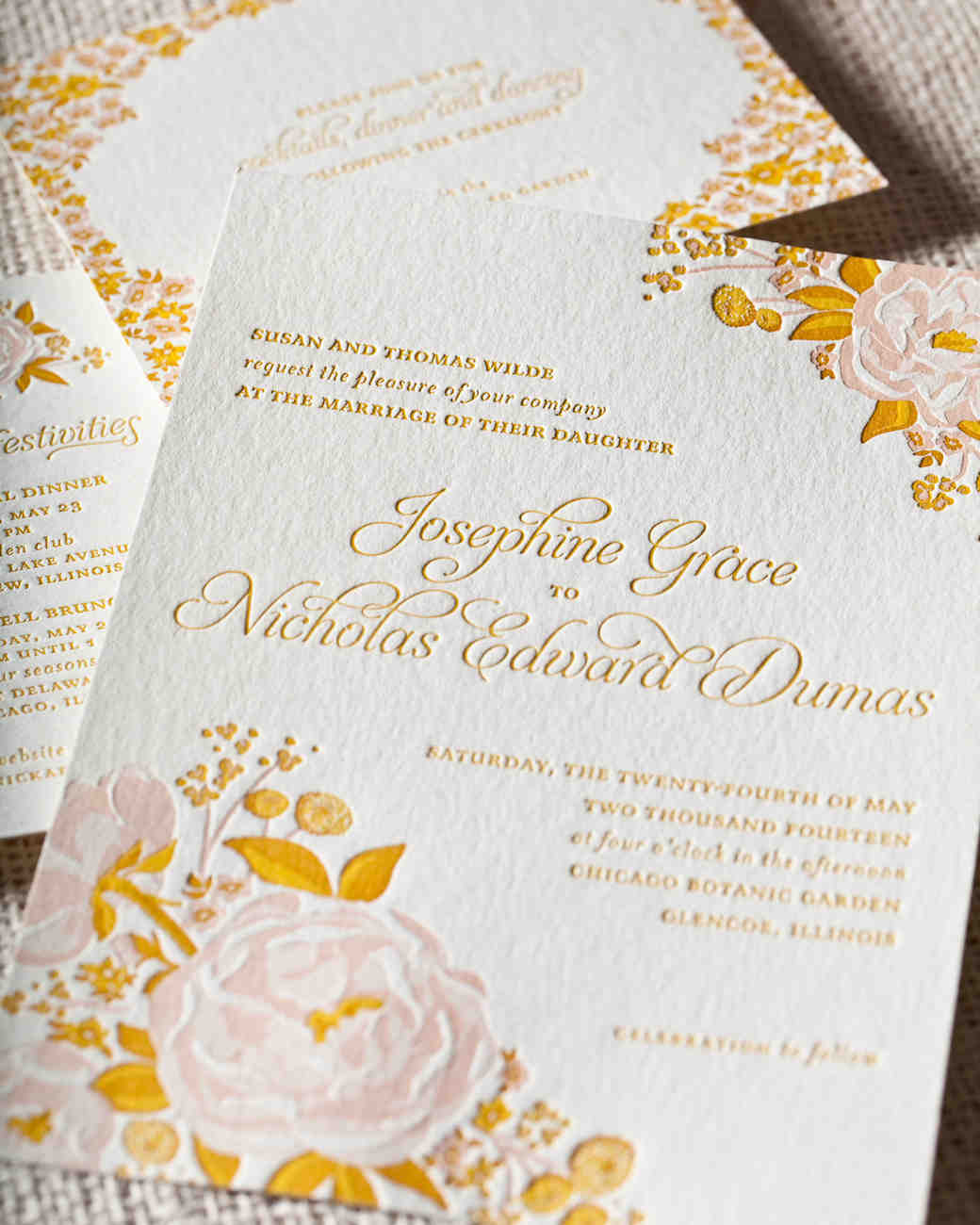 10 Details to Include When Wording Your Wedding Invitation | Martha ...