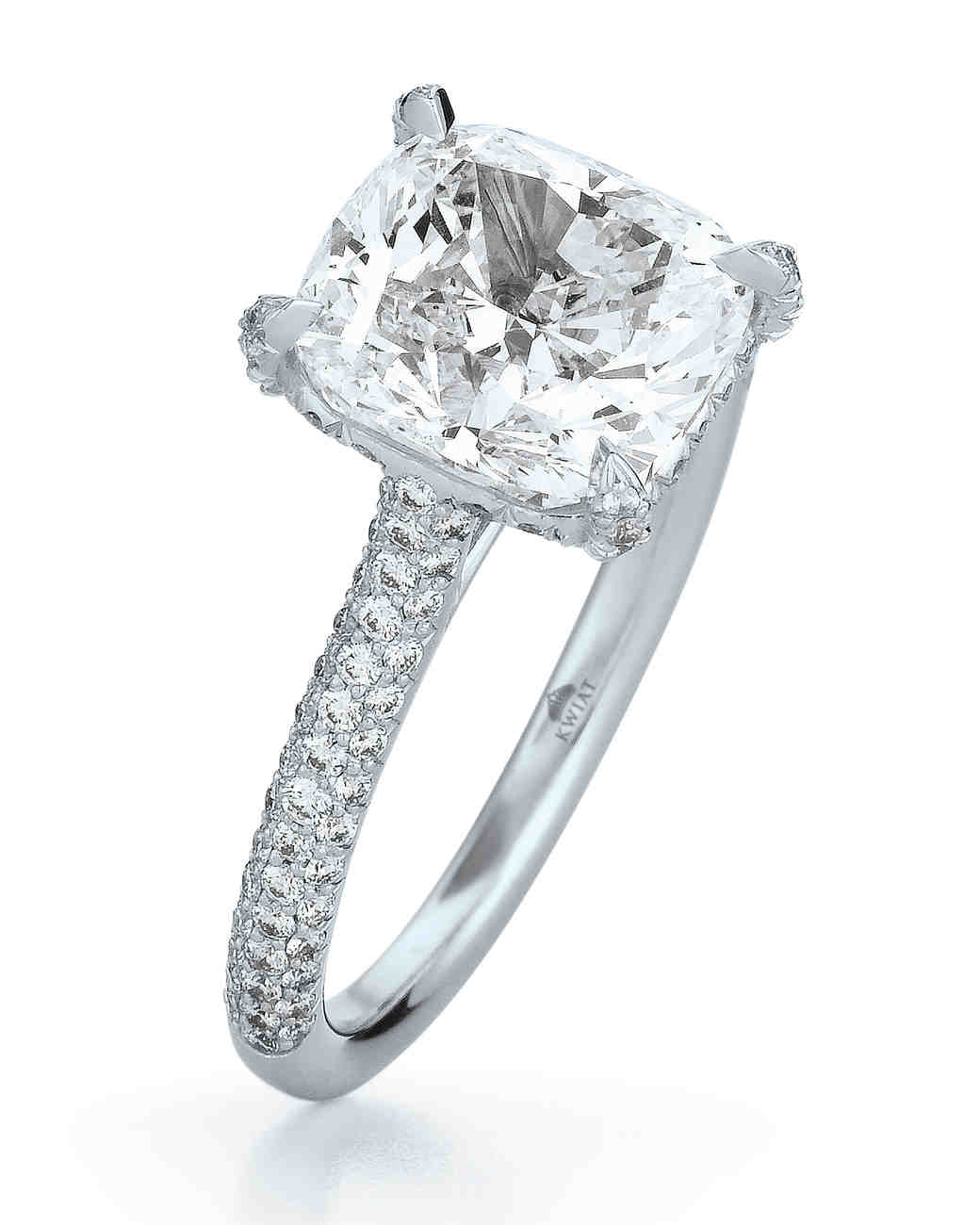 Platinum Engagement Rings Martha Stewart Weddings