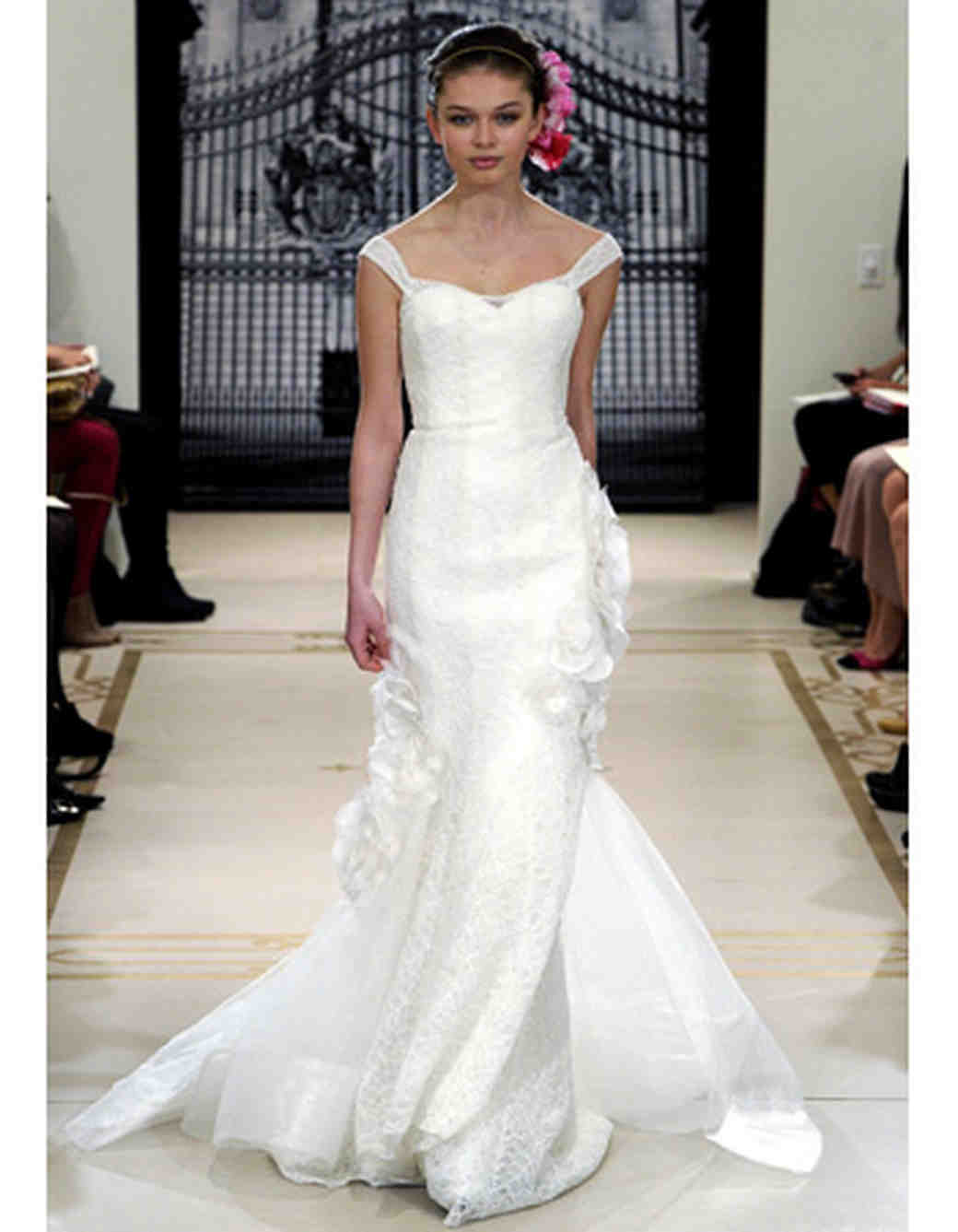 Sheath Wedding Dresses from Spring 2012 Bridal Fashion Week | Martha ...
