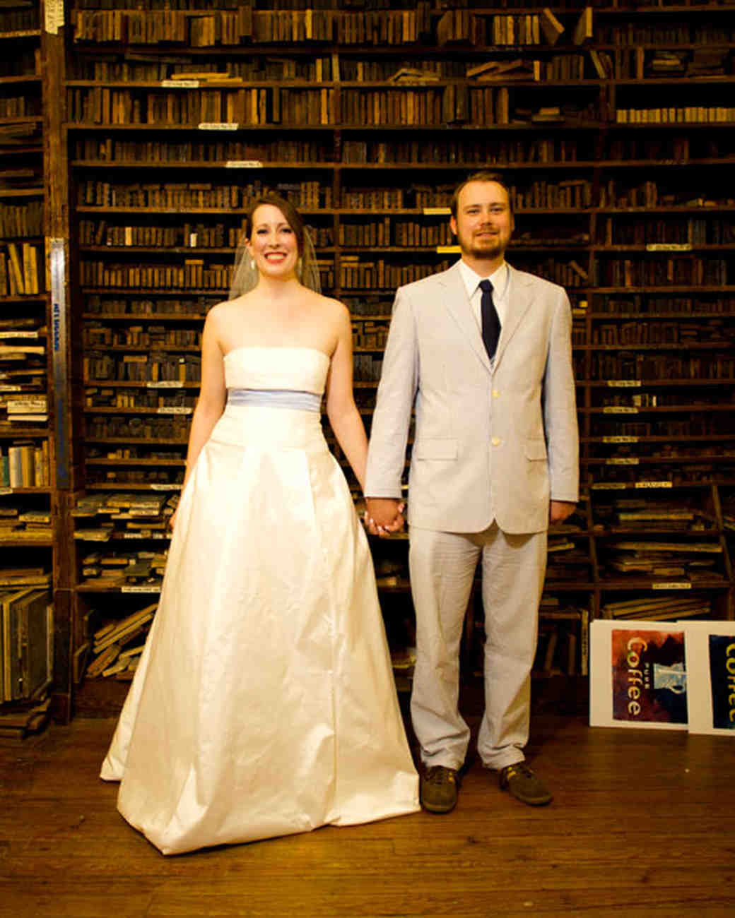 A Laid-Back Blue-and-White Wedding in Nashville, Tennessee | Martha Stewart Weddings