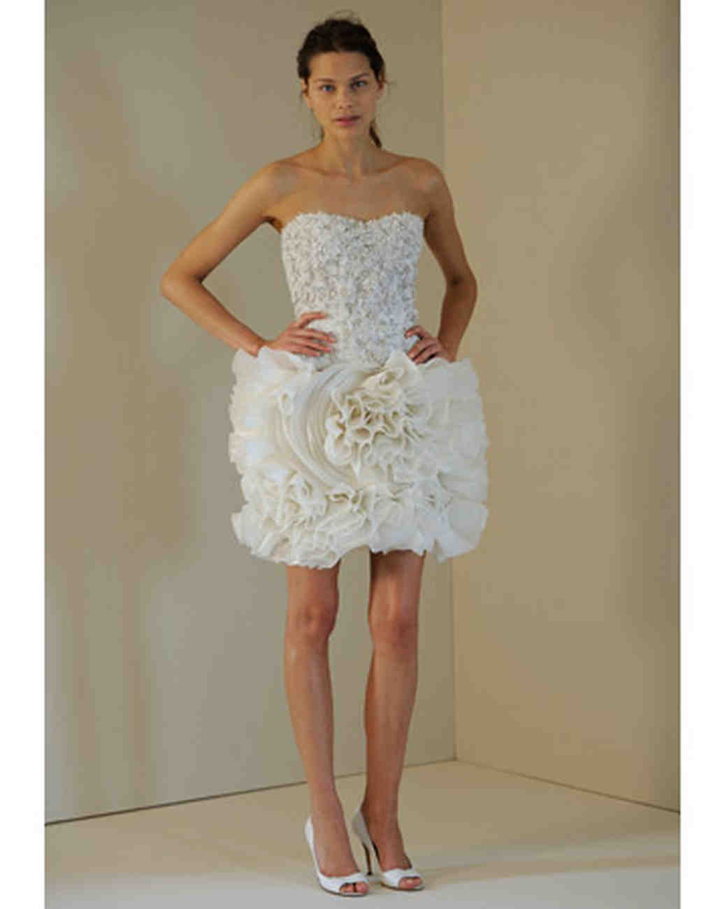 Monique Lhuillier Spring 2017 Collection Martha Weddings Short Spring 2017 Moniquelhuillier